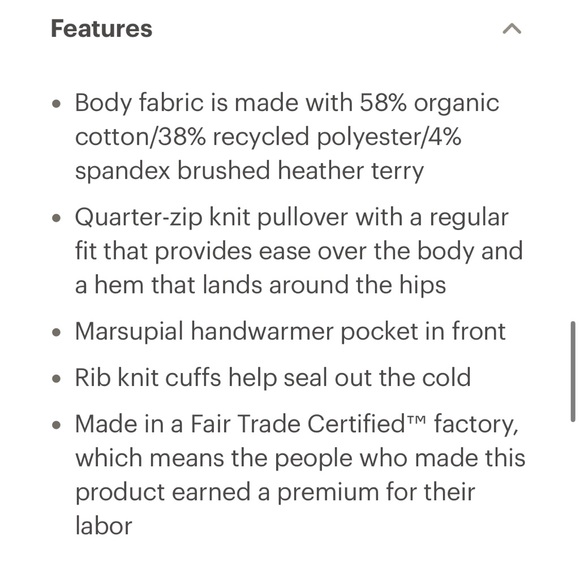 Patagonia Ahnya Quarter-zip Fleece Sweatshirt - Picture 8 of 10